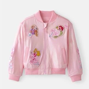 Little Sleepies NIB Disney Princess Varsity Jacket Size 6